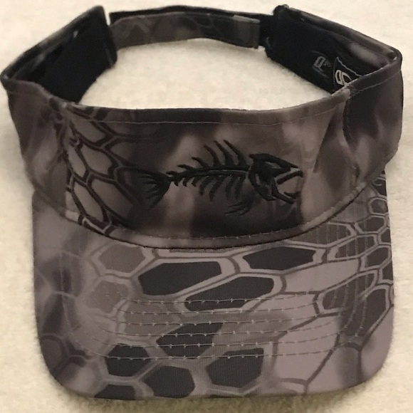 Adjustable Outdoor Cap Camou Fishbone Visor - Picture 1 of 13